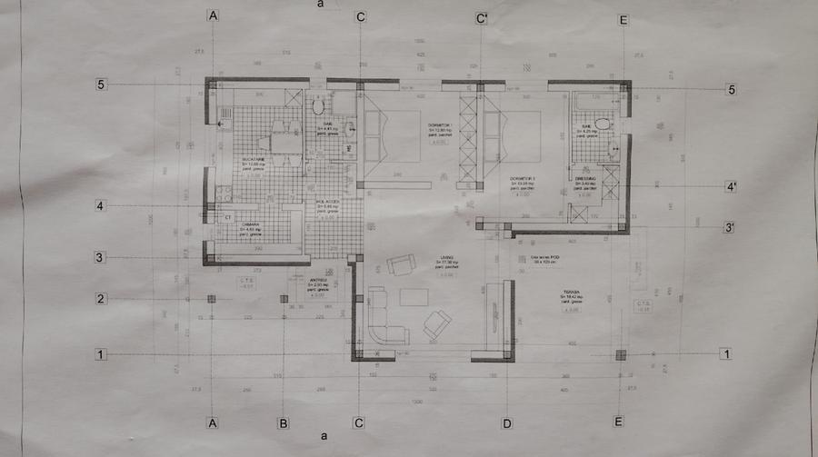Casă individuală cu 3 camere cu Teren 500 Mp în Ghiroda