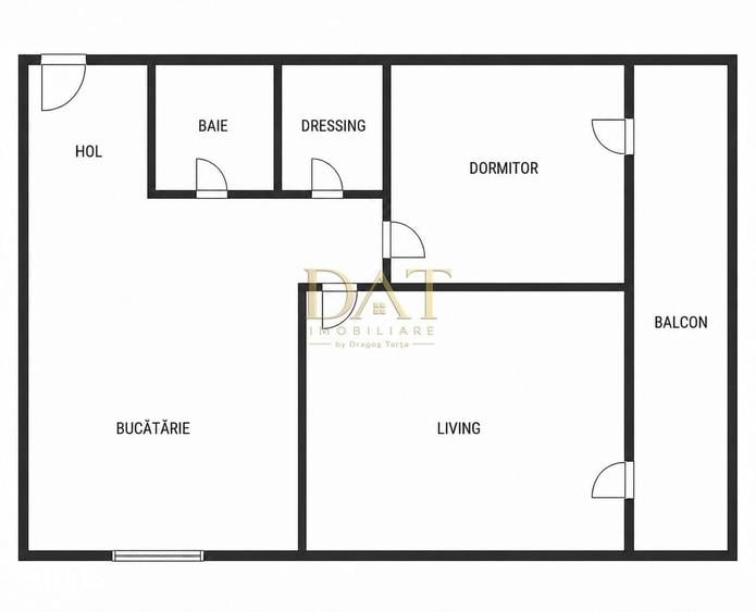 Apartament cu 2 camere decomandat, mobilat în Bună Ziua