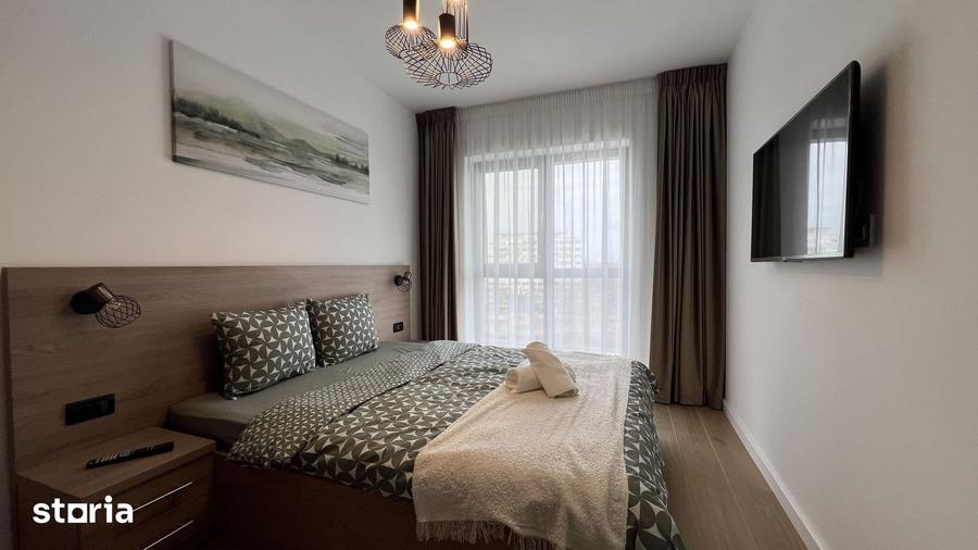 Apartament cu 2 camere decomandat, mobilat în Pajura