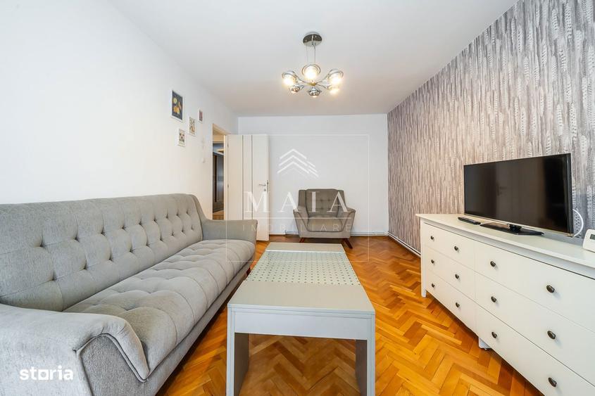 Apartament cu 4 camere decomandat, mobilat în Central