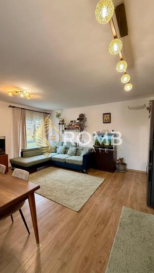 Apartament cu 3 camere semidecomandat, mobilat în Florești