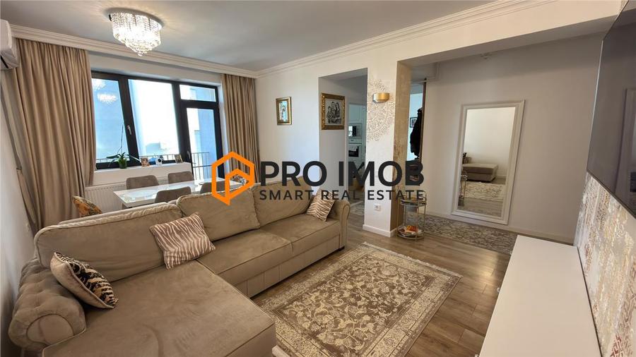 Apartament cu 3 camere decomandat, mobilat în Orizont
