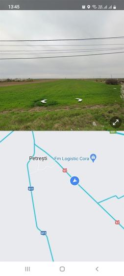 Teren de 27500 mp, în Petrești