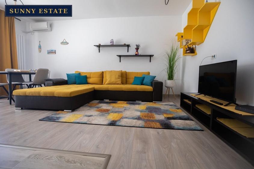 Apartament cu 2 camere semidecomandat, mobilat în Central