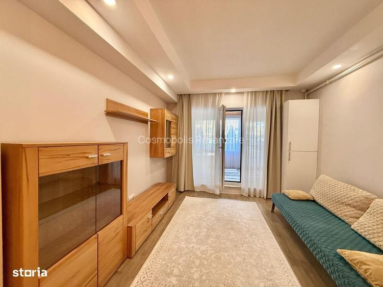 COSMOPOLIS - Apartament cu 2 camere tip studio, mobilat si utilat.