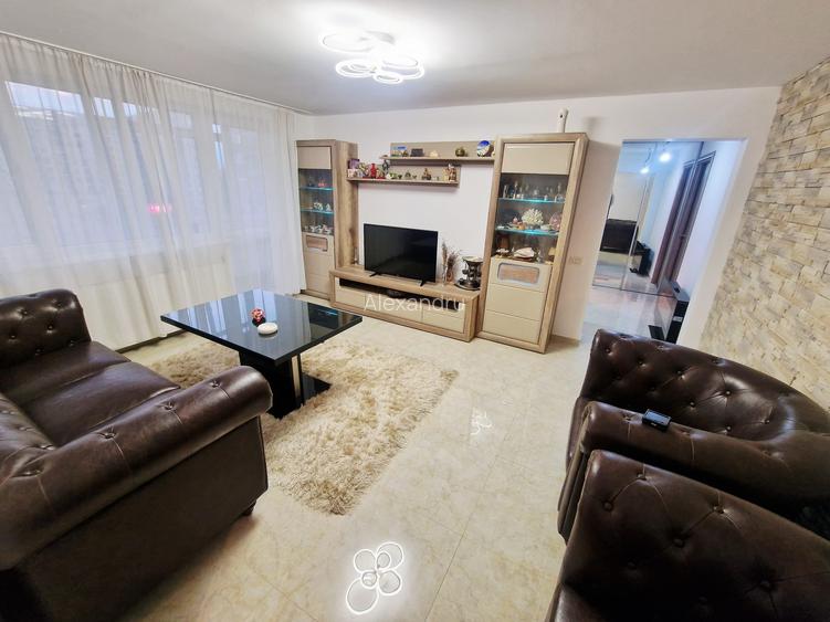 Apartament 3 camere, renovat, mobilat si utilat 70mp Metrou Tudor Vladimirescu