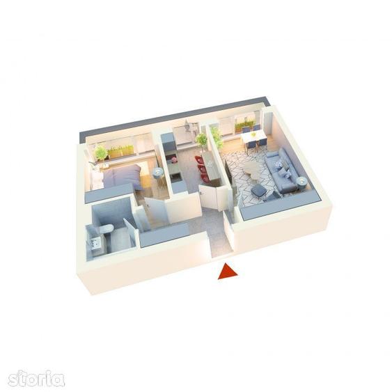 Apartament cu 2 camere în Chitila