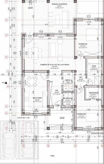 Casă cu 3 camere cu Teren 479 Mp în Cristian