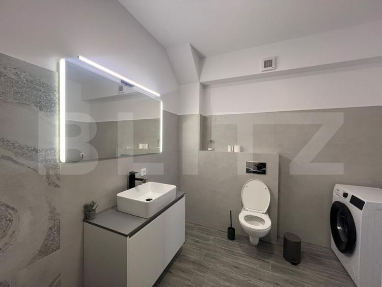 Apartament cu 2 camere semidecomandat, mobilat în Florești