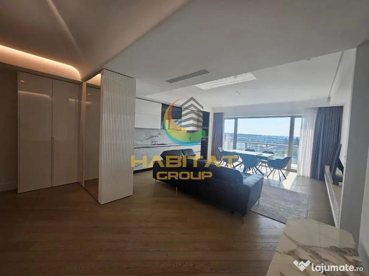 Apartament cu 3 camere semidecomandat în Pipera