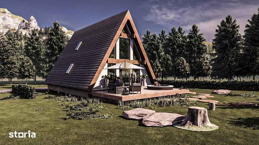 Casa noua in faza de proiect | A-frame | ideala investitie | Rasnov - 3