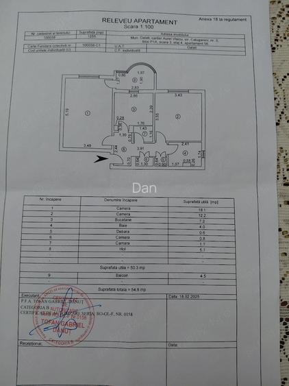 Vand apartament 2 camere