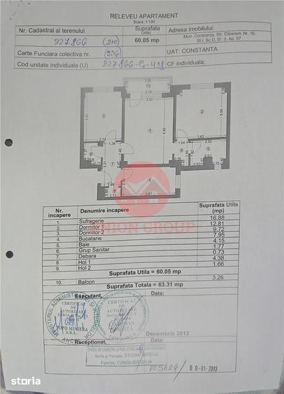 Apartament cu 3 camere semidecomandat în Inel II