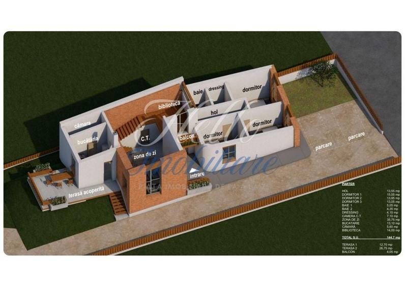 Casă cu 4 camere în Săliște