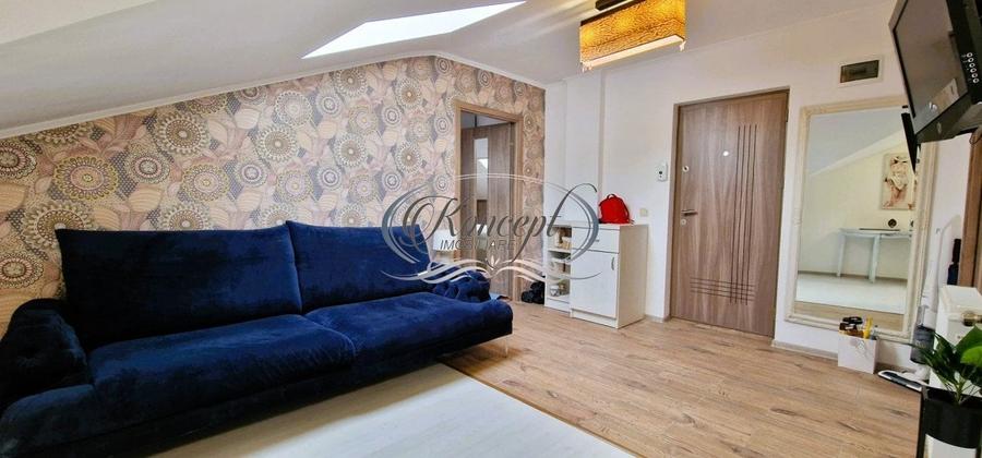 Apartament cu 2 camere semidecomandat, mobilat în Borhanci