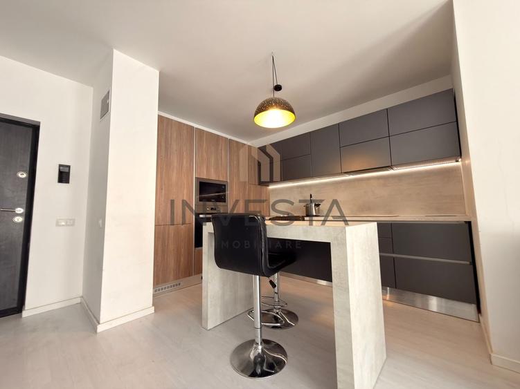 Apartament cu 2 camere semidecomandat, mobilat în Plopilor