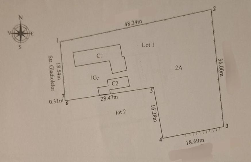 Proprietar vand teren intravilan de 1258m2 cu casa nelocuibila, central in Negru Voda, avand apa, curent si posibilitatea de racordare la canalizare - 4
