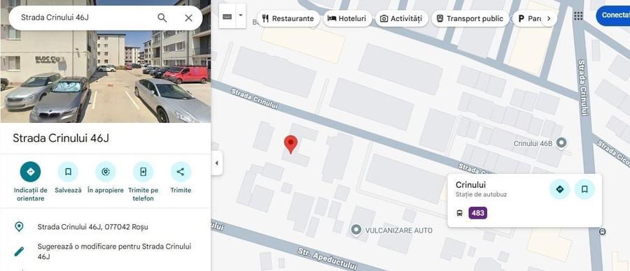 Apartament cu 2 camere decomandat, mobilat în Chiajna