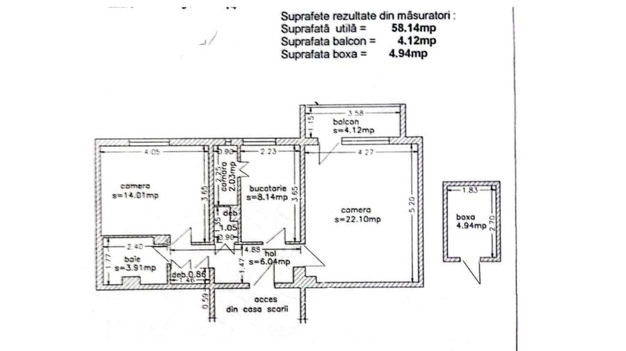 Apartament 2 camere - Inel II - 123.000 euro (cod E6) - 11