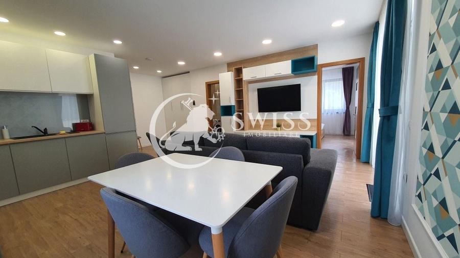 Apartament cu 2 camere semidecomandat, mobilat în Central