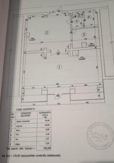 Spațiu comercial, de 130 mp, în Drumul Taberei