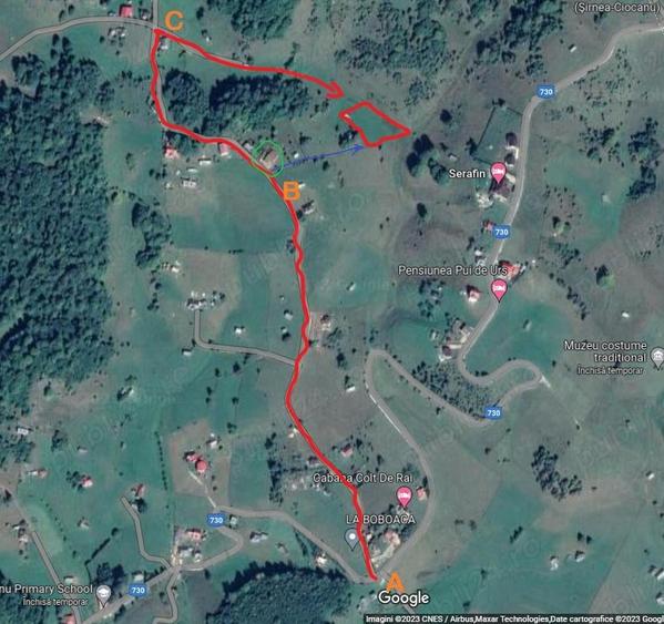 Teren de 3000 mp, în Ciocanu