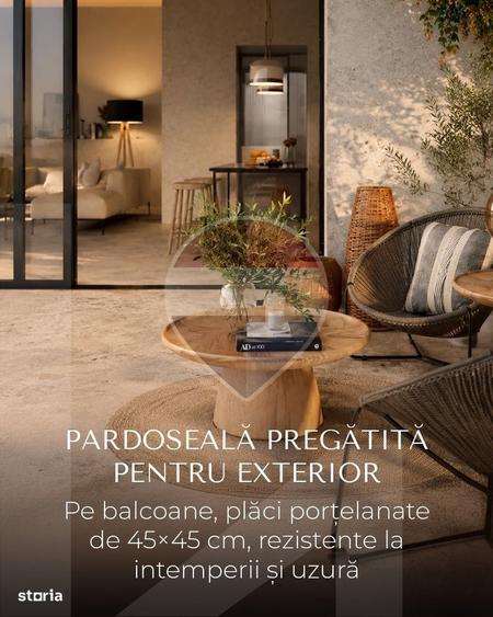 Apartament cu 2 camere decomandat în Noua