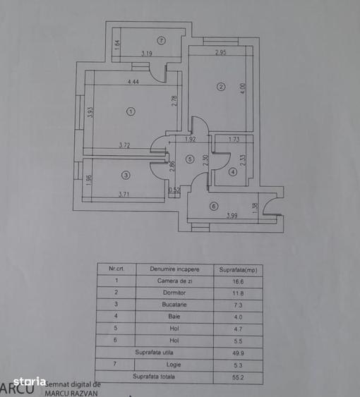 Apartament cu 2 camere decomandat în Roșu
