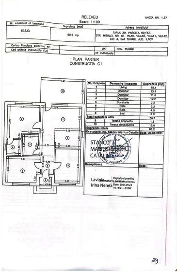Nou | Casa Individuala pe parter | 4 Camere / Teren 310 mp | Tunari - 2