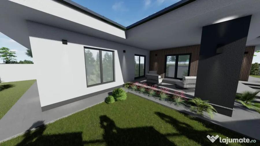 Casă cu 4 camere cu Teren 650 Mp în Central