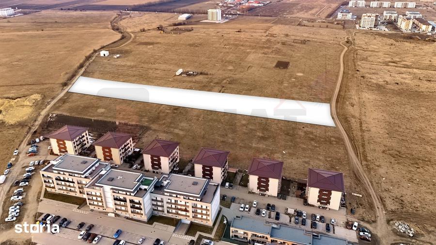 RO/EN Teren Intravilan, 8500 mp, Turnisor, deschidere 2strazi |SkyView - 1