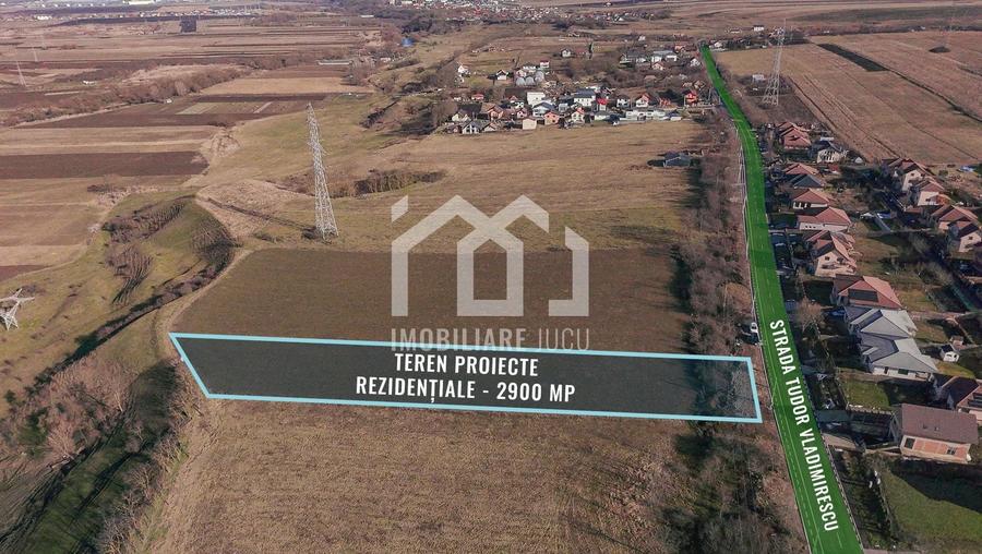 Teren Construcții intravilan de 2900 mp, în Jucu de Sus