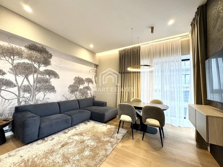 Apartament cu 3 camere, mobilat în Barbu Văcărescu