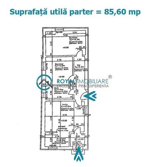 Casă individuală cu 4 camere cu Garaj în Lipănești