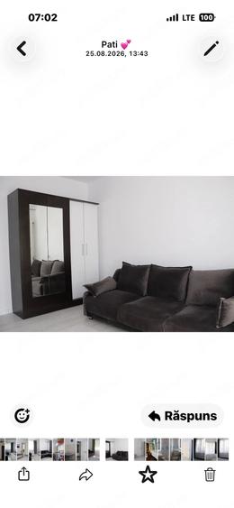 Apartament cu 3 camere semidecomandat în Central
