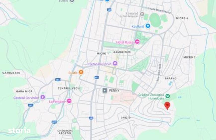Casă cu 2 camere cu Teren 331 Mp în Hunedoara
