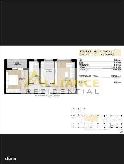 Apartament cu 2 camere decomandat în Apărătorii Patriei