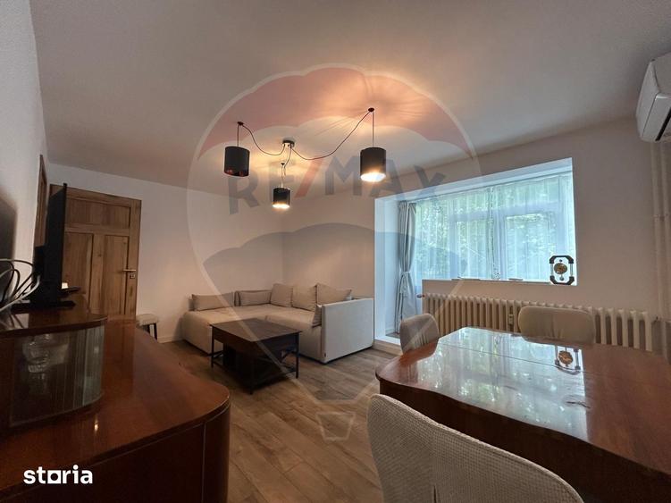 Apartament cu 3 camere, mobilat în Domenii