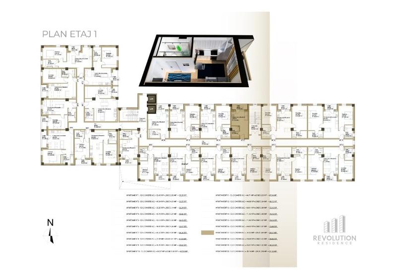 Apartament cu 2 camere decomandat în Hotvon