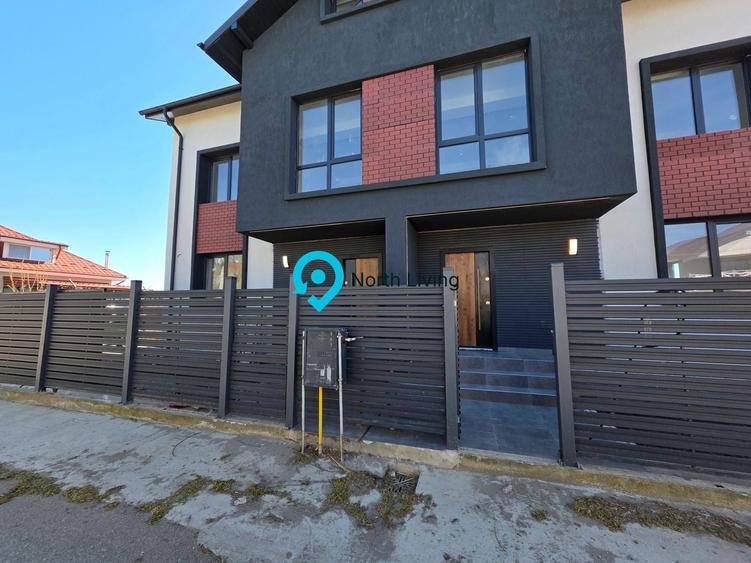 Duplex cu 4 camere cu Canalizare în Balotești