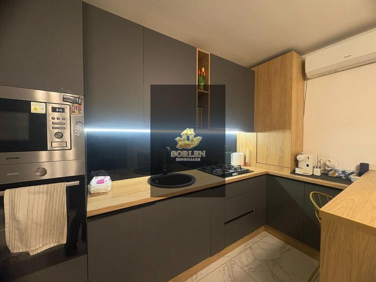 Apartament cu 2 camere semidecomandat, mobilat în Florești