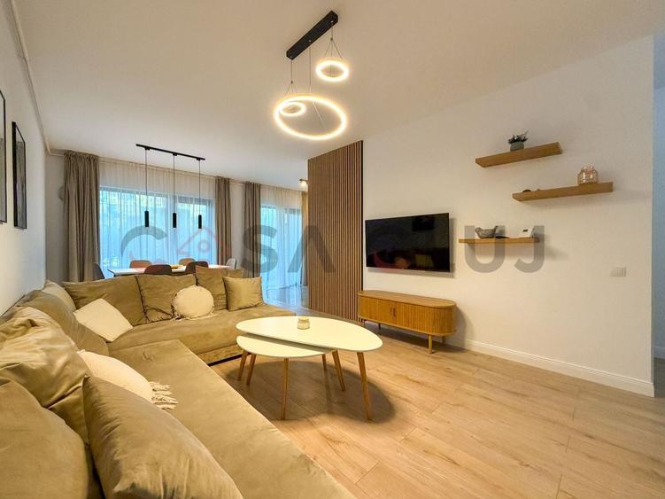Apartament cu 3 camere semidecomandat, mobilat în Zorilor