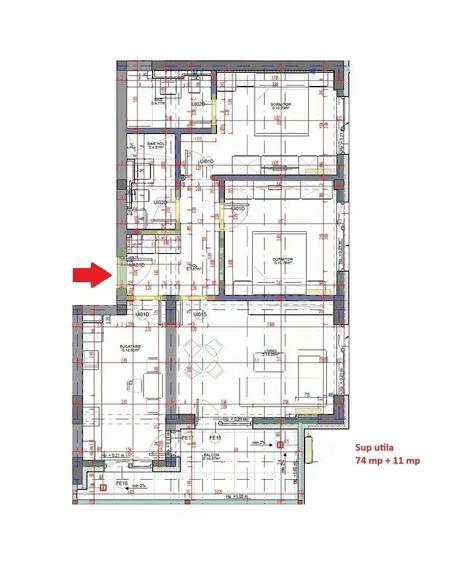 Apartament cu 2 camere decomandat în Theodor Pallady