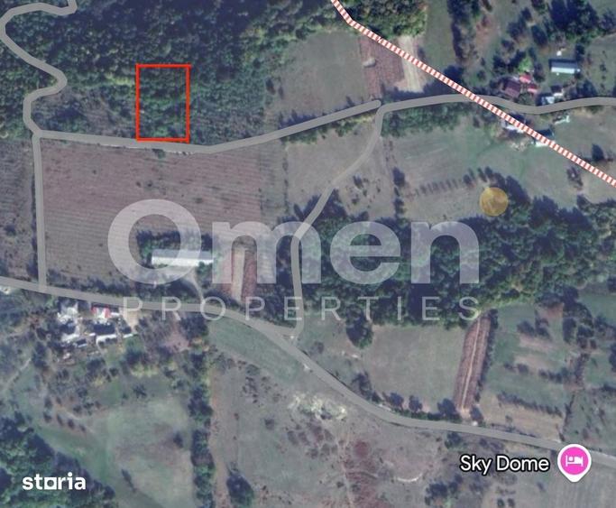 Teren de 842 mp, în Mireșu Mare