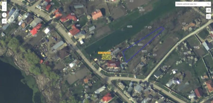 Teren de 1112 mp, în Frumușani