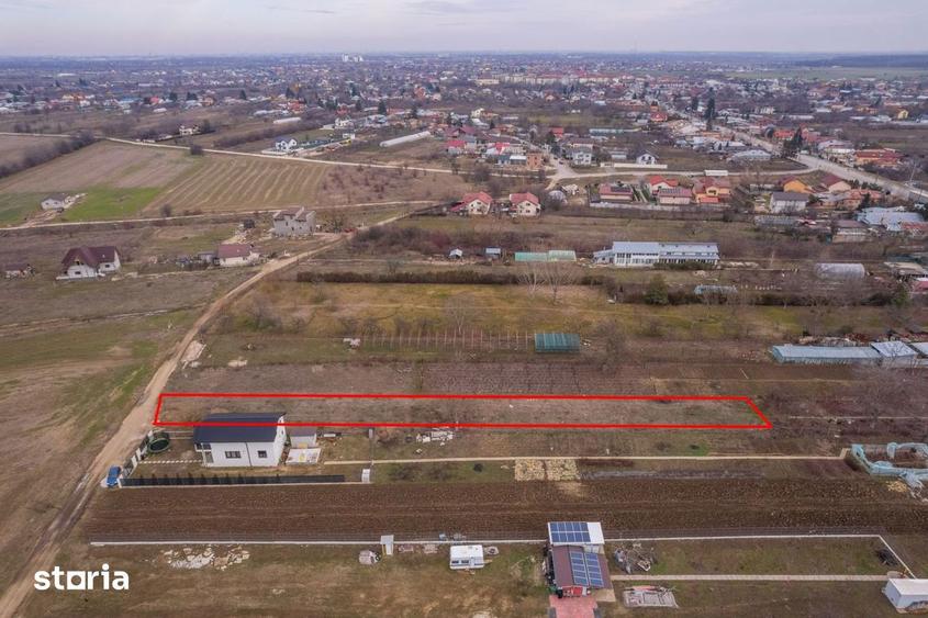 Teren de 1293 mp, în Cornetu