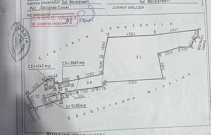 Casă cu 5 camere în Bărbătești