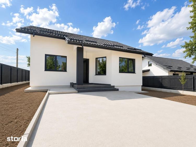 Casa 3 camere Miroslava Ciurbesti, placa de beton + scara interioara - 3