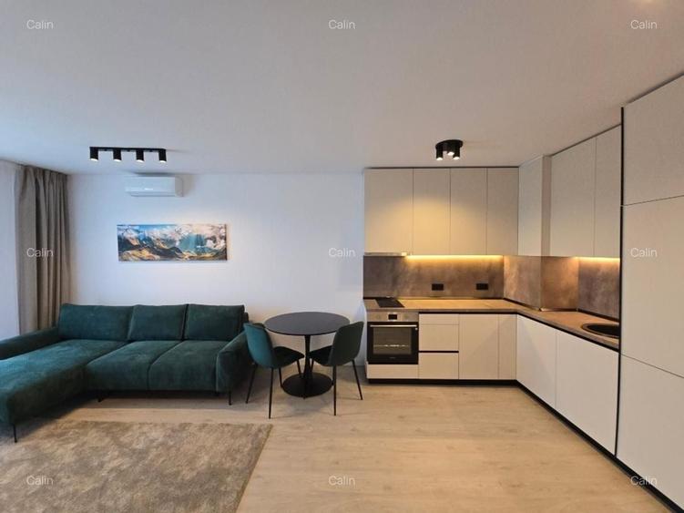 Apartament cu 2 camere semidecomandat, mobilat în Băneasa
