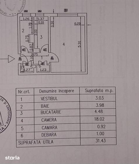 Garsonieră decomandată în Vatra Luminoasă
